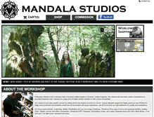 Tablet Screenshot of mandalastudios.co.uk